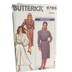 Butterick Misses Dress Sewing Pattern Sz 14-18 5765